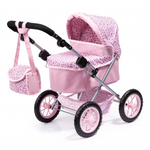 Coche Plegable para Muñecas Realistas con Bolso