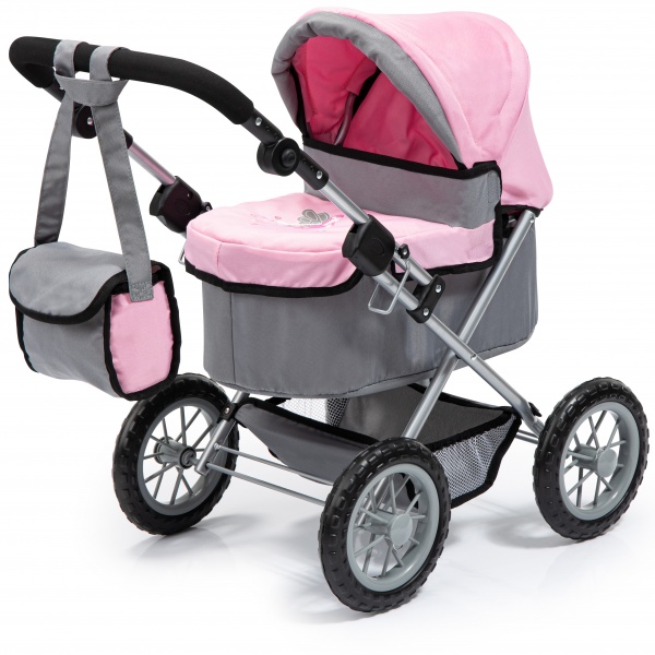 Coche Plegable para Muñecas Realistas con Bolso