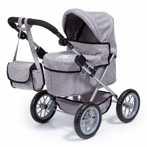 Coche Plegable para Muñecas Realistas con Bolso