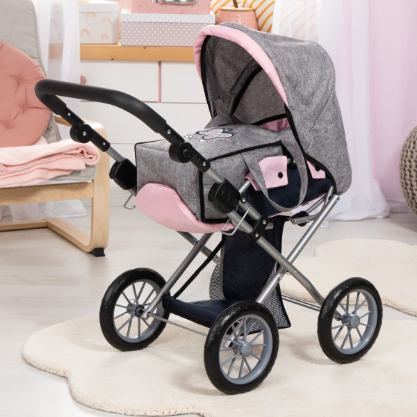 Coche Plegable para Muñecas Realistas con Bolso - Imagen 2