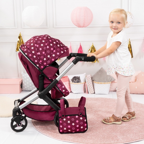 Bayer Design Doll Stroller Xeo - muñecas de hasta 18 Pulgadas, - Imagen 6