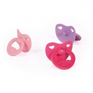3 Piece Pacifier Set for Dolls